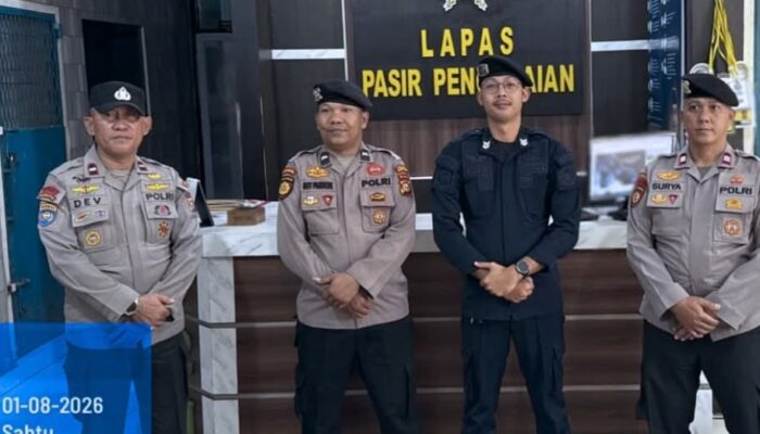 Wujud Sinergi Menjaga Keamanan dan Ketertiban, Lapas Pasir Pangarayan Terima Patroli Sambang Polres Rokan Hulu