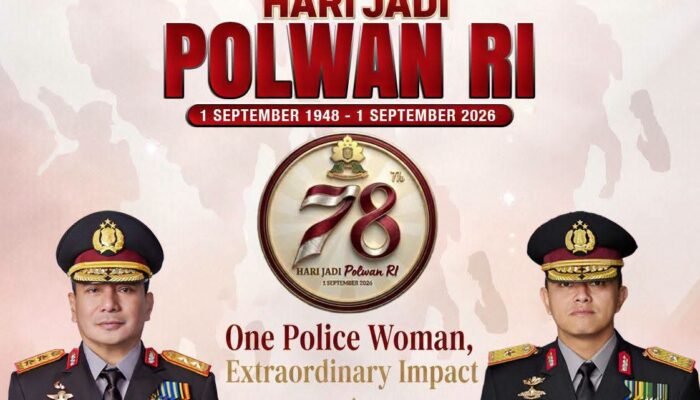 Kepolisian Daerah Riau Ucapkan Selamat HUT Polwan RI ke-78