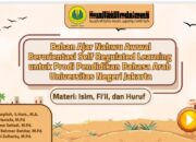 FOTO: Tim Peneliti Prodi Pendidikan Bahasa Arab FBS UNJ Kembangkan Bahan Ajar Digital Tata Bahasa Arab Berbasis Multimedia Interaktif Berorientasi Self-Regulated Learning bagi Mahasiswa Pemula (Andre Hariyanto/KOMPAS1)