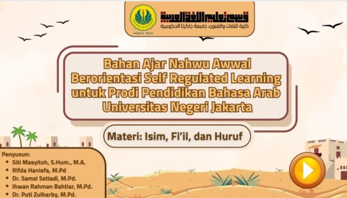 Tim Peneliti PBA UNJ Kembangkan Bahan Ajar Digital Tata Bahasa Arab Berbasis Multimedia Interaktif untuk Mahasiswa Pemula