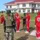 Jelang HUT RI ke-81, Satgas Yonif 645/GTY Latih 30 Paskibraka di Kantor Bupati Yalimo