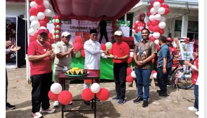 HUT ke-25 Puskesmas Kerumutan Pelalawan Meriah, Ratusan Warga Ikuti Jalan Santai dan Cek Kesehatan Gratis