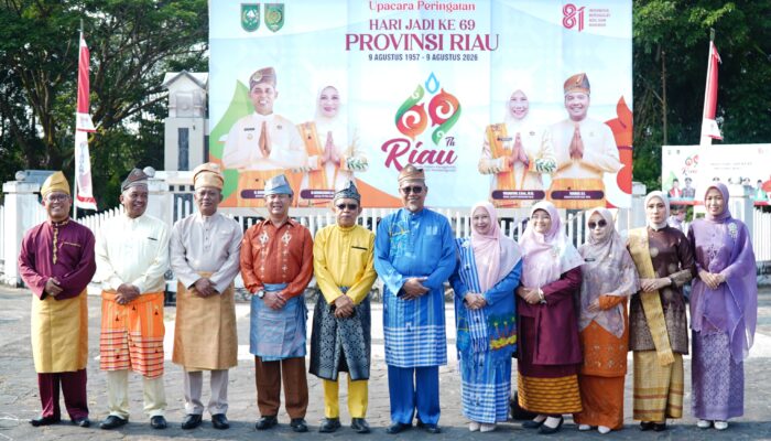 Kasdim 0314/Inhil Hadiri Upacara HUT ke-69 Provinsi Riau, Tegaskan Komitmen Jaga Persatuan dan Pembangunan