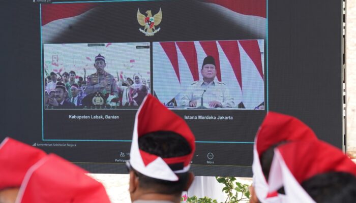 Presiden Prabowo Resmikan 110 Jembatan Merah Putih Presisi Polda Riau