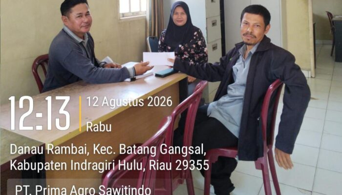 PT PAS Mitra Agrinas Tunjukkan Kepedulian, Beri Dukungan untuk MTQ Desa Danau Rambai
