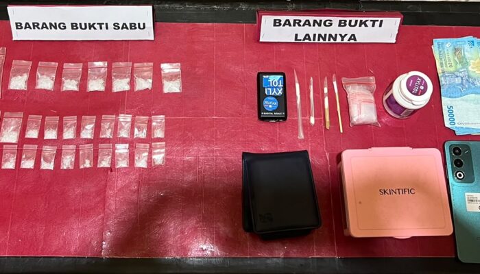 Satres Narkoba Polres Rohil Ungkap Sabu 12,68 Gram di Bagan Batu, 1 Tersangka Diamankan