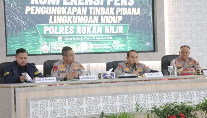Kapolda Riau Ungkap Kasus Perambahan 133 Ha Hutan Mangrove di Rokan Hilir, Kerugian Rp16,83 Miliar