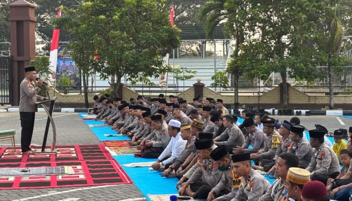 Bencana Asap Dan Karhutla Serta Cuaca Ekstrem, Polres Inhu Gelar Sholat Istisqo Dan Doa Bersama