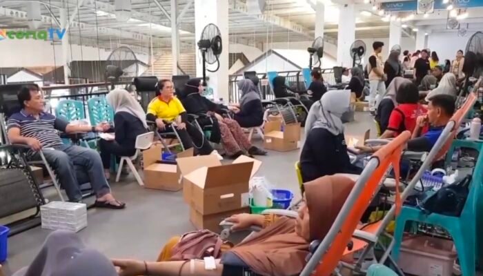 Puncak Aksi Kemanusiaan, Baksos Donor Darah di MTC Mall Panam Kumpulkan 460 Kantong Darah