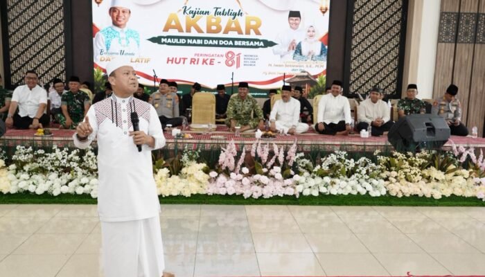 Pulangnya ke Kampung Halaman, Danpussenif Gelar Tabligh Akbar dan Aksi Sosial di Ciwidey, 3.000 Jemaah Hadir
