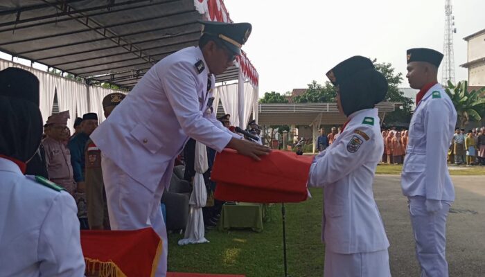 Pemerintah Kecamatan Kerumutan Gelar Upacara HUT RI ke-81, Ajak Warga Isi Kemerdekaan dengan Kerja Nyata