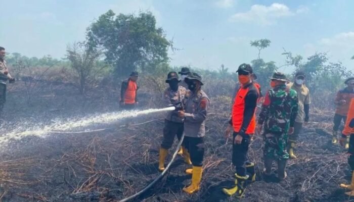 873 Personel Diterjunkan, Polda Jambi Cegah Karhutla dari Darat hingga Udara