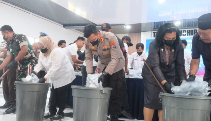Polres Bengkalis Musnahkan 68,6 Kg Sabu Bernilai Rp68 Miliar, Selamatkan 343 Ribu Jiwa