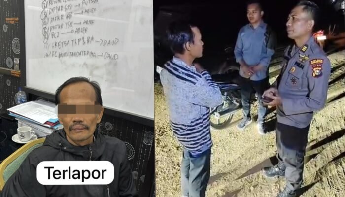Gebrakan Perdana Dua Hari Jabat Kapolsek AKP Sunaryo, Langsung Tangkap Pelaku Karhutla
