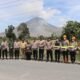 Gunung Sinabung Status Siaga, 176 Personel Polri Dikerahkan Amankan Warga Karo
