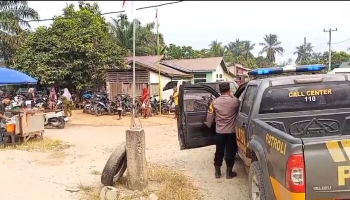 Melalui Program Toa Karhutla, Polres Inhu Aktif Berikan Himbauan Pelarangan Membakar Hutan dan Lahan