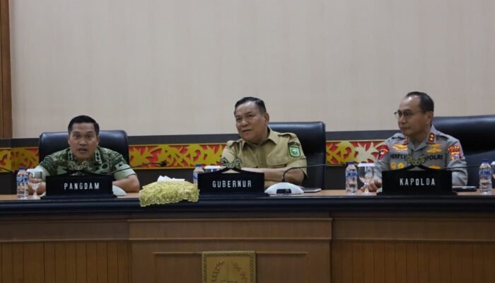 Hadapi Puncak Karhutla, Kodam XIX/Tuanku Tambusai dan Pemprov Riau Satukan Langkah