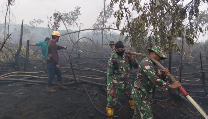 Kodam XIX/Tuanku Tambusai Perkuat Penanganan Karhutla di Bengkalis dan Kepulauan Meranti