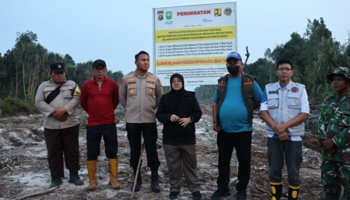 Bupati Siak Dr. Afni Zulkifli Pastikan Wilayahnya Zero Firespot Usai Padamkan Karhutla 40 Hektare