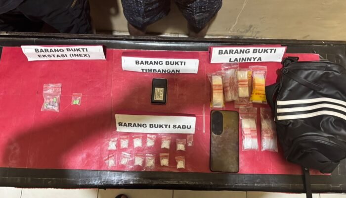 Polisi Tangkap Pria di Gubuk Bangko Sempurna Rohil, Sita Sabu 15,15 Gram dan 16 Butir Ekstasi