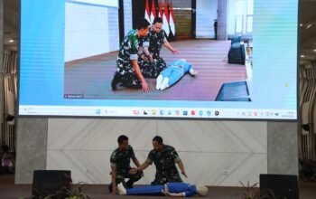 Kodam XIX/Tuanku Tambusai Gelar Pelatihan BHD Serentak, Siapkan Ribuan Masyarakat Sambut HUT Ke-81 TNI