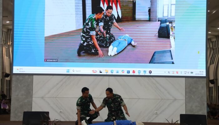 Kodam XIX/Tuanku Tambusai Gelar Pelatihan BHD Serentak, Siapkan Ribuan Masyarakat Sambut HUT Ke-81 TNI