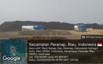 Diduga Ilegal, Tambang dan Stokpile Batu Bara PT Era Perkasa Mining di Desa Pauhranap Peranap Inhu Disorot, IUP Tercatat di Rakit Kulim