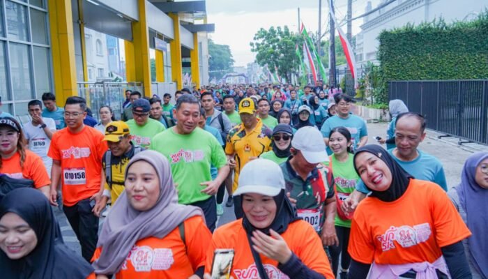 Pangdam I/BB Lepas 20 Ribu Peserta Fun Run 5K HUT ke-81 TNI di Medan