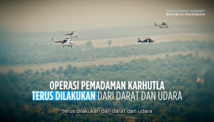 Pemerintah Kerahkan 64 Pesawat dan 54.394 Personel Tangani Karhutla di Seluruh Indonesia