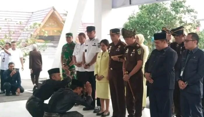 Ketua DPRD Inhu Sabtu P. Sinurat Bersama Forkopimda Sambut Kunjungan Kerja Kajati Riau di Indragiri Hulu