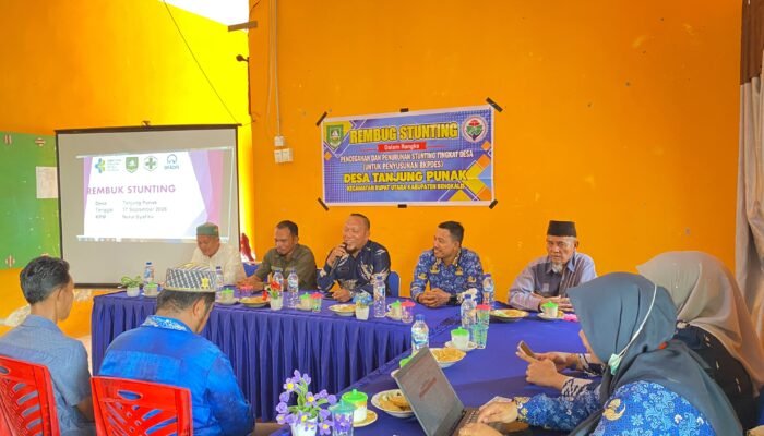 Rembuk Stunting Desa Tanjung Punak Perkuat Komitmen Pencegahan dan Penurunan Stunting