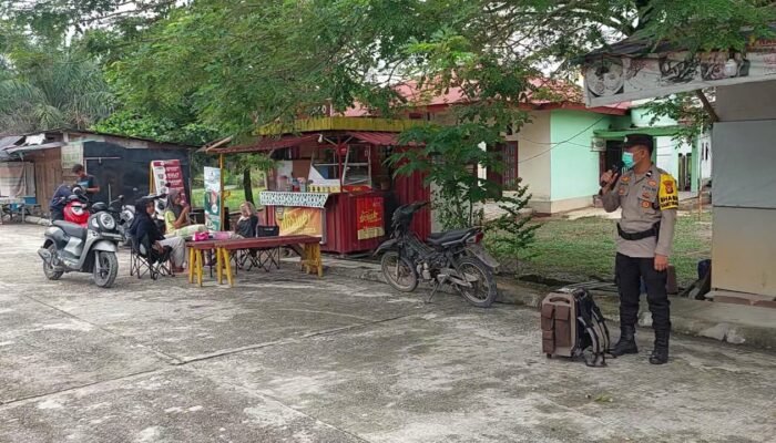 Cegah Karhutla, Polsek Rantau Kopar Sosialisasi Larangan Bakar Lahan Langsung ke Warga