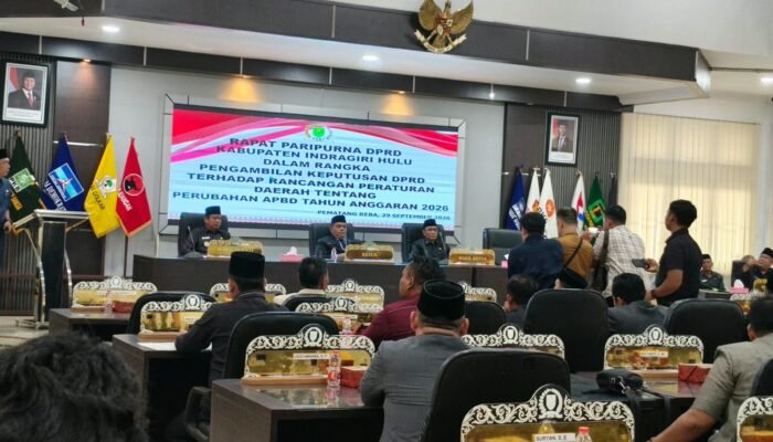 APBD Perubahan Inhu 2026 Tumbang! Voting 25-13, Sikap Perindo dan PKS Tak Lagi Satu Suara  ‎