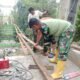 Kodim 0212/TS Rehab Jembatan Gantung Batunadua Jae, Progres Capai 13,5 Persen