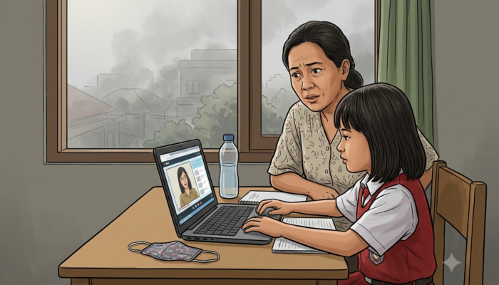 Kabut Asap Meliputi Kuansing, Kegiatan Sekolah Dialihkan Secara Daring