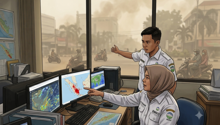 4.127 Titik Panas Sumatera Terdeteksi, Sumsel Terbanyak 3.328
