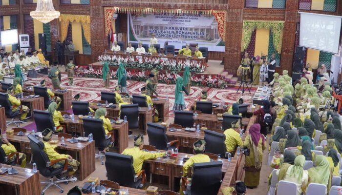 PARIPURNA ISTIMEWA! DPRD Rokan Hilir Gelar Rapat HUT ke-27: Bupati H Bistamam Tegaskan Komitmen Rohil Maju, Berbudaya, Berkelanjutan!