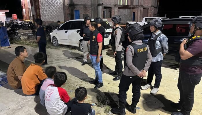 GAS TERUS! Tim RAGA Polres Rohil Patroli Malam Sampai Subuh, Bersihkan Titik Rawan Premanisme & Knalpot Brong di Ujung Tanjung – Simpang Tugu Ayam!