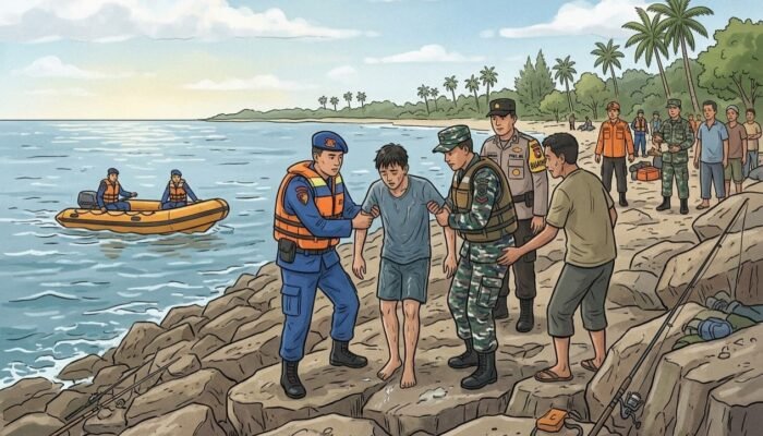 Mancing di Pemecah Ombak Bengkalis 2 Remaja Tewas 1 Selamat