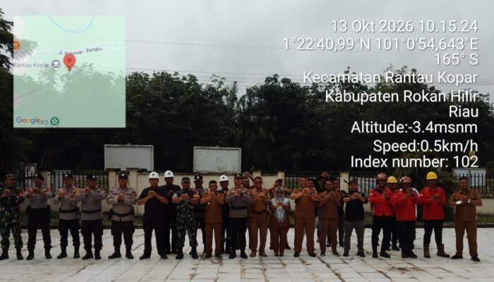 Cegah Karhutla Polsek Rantau Kopar Satukan Kekuatan TNI Perusahaan dan Masyarakat
