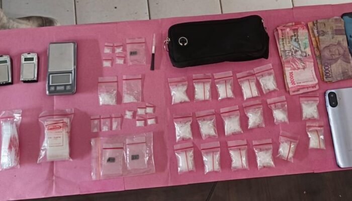 Polsek Kubu Rohil Tangkap 4 Pengedar Sabu 103 Gram di Teluk Nilap