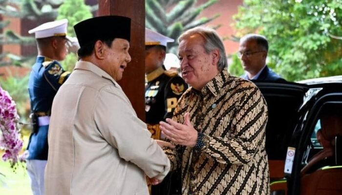Prabowo Sambut Sekjen PBB Antonio Guterres di Hambalang, Bahas Perdamaian Global dan Kerja Sama Multilateral