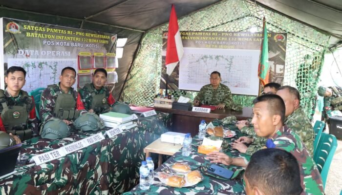 Kasdam XIX/Tuanku Tambusai Cek Kesiapan Operasional Yonif 132/BS di Kabupaten Kampar