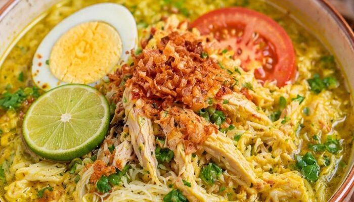 Resep Soto Ayam Kuah Kuning Gurih dan Medok, Rahasia Kuah Emas Harum Rempah