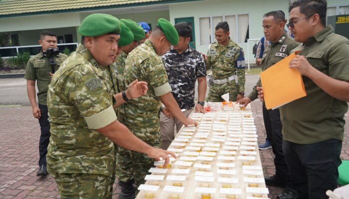 Korem 031/WB Tes Urine 150 Personel, Semua Negatif Narkoba