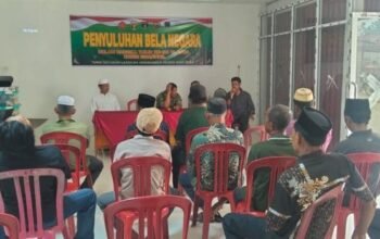 Kasdim 0314/Inhil Berikan Penyuluhan Wawasan Kebangsaan di Desa Kuala Lemang