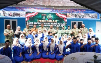 Wujud Nyata Kepedulian TNI, Danrem 031/WB Resmikan Karya Bakti Rehabilitasi Panti Asuhan Al-Fajar Rumbai