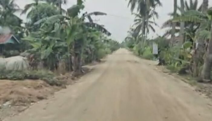 Masyarakat Reteh Minta DPRD Inhil Gelar RDP Terkait Proyek jalan penunjang Sanglar 