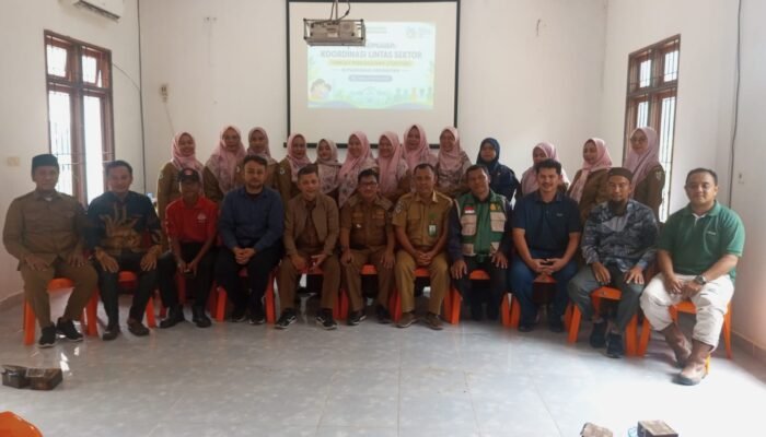 Rakor Stunting Puskesmas Kerumutan Pelalawan, Target Zero Stunting 2026