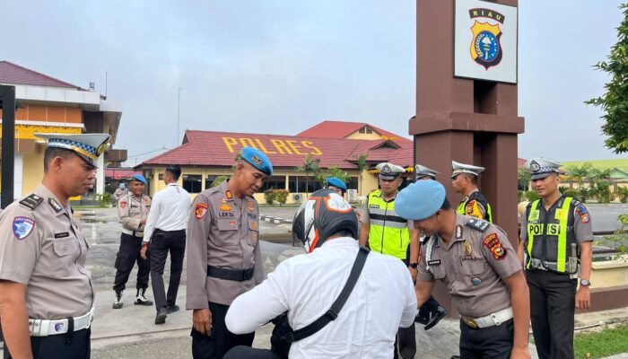 Operasi Patuh Lancang Kuning 2026, Satlantas Polres Inhu Gelar Penertiban Internal 